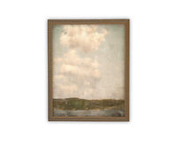Vintage Framed Canvas Art #LAN-266