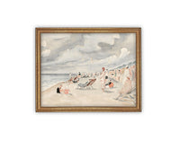 Vintage Framed Canvas Art #COAS-125
