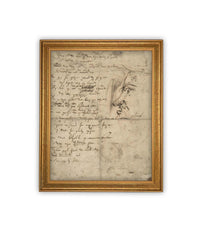 Vintage Framed Canvas Art #MSC-107