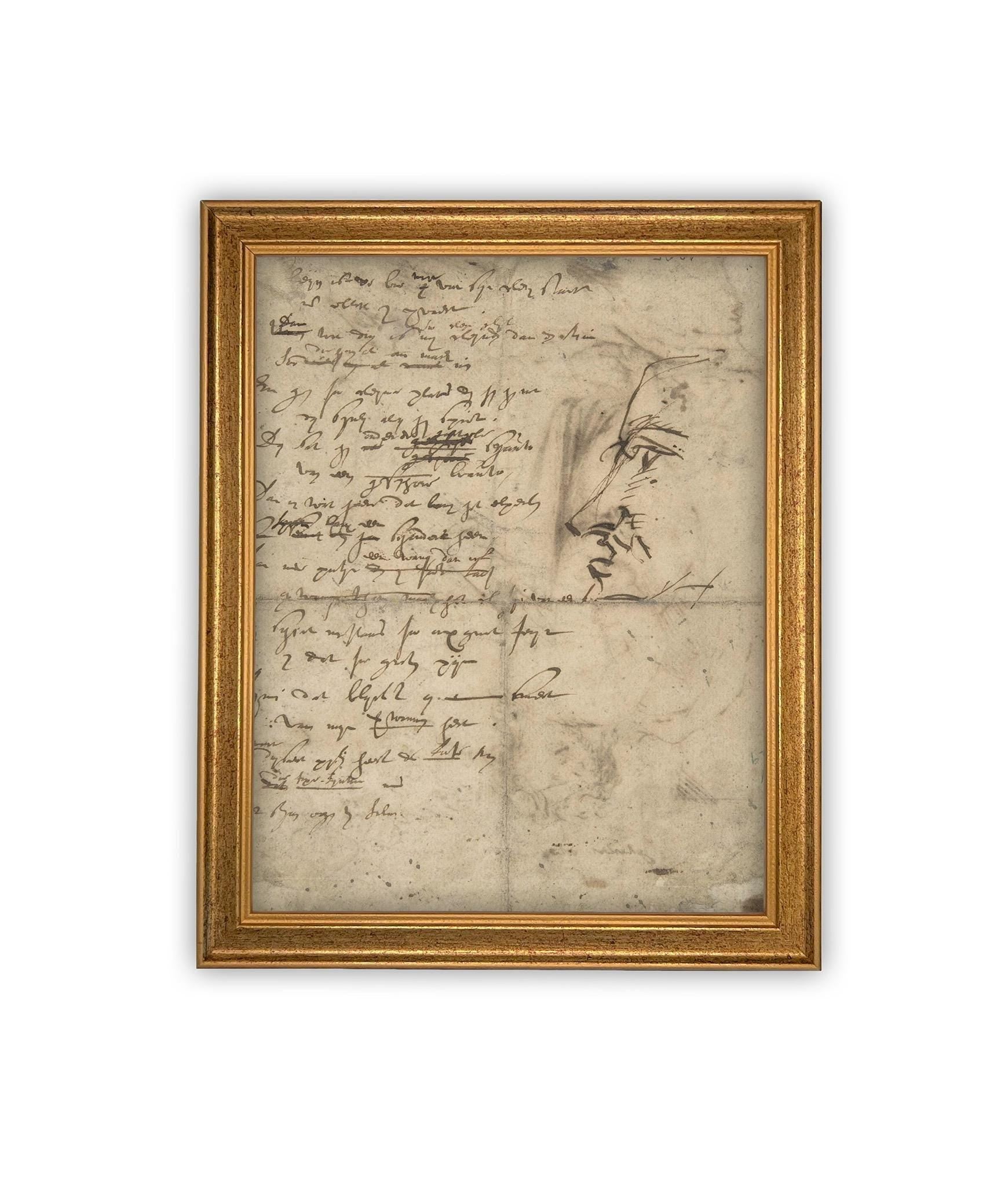 Vintage Framed Canvas Art #MSC-107