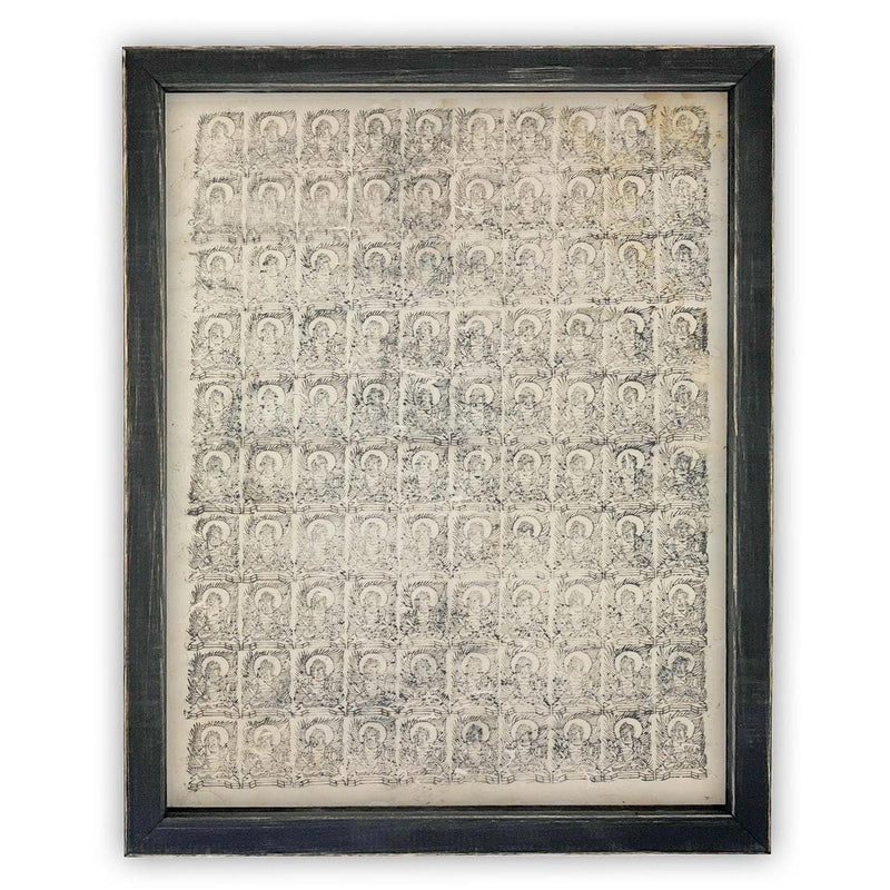 Vintage Framed Canvas Art #MSC-105