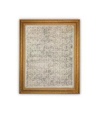 Vintage Framed Canvas Art #MSC-105
