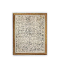 Vintage Framed Canvas Art #MSC-105