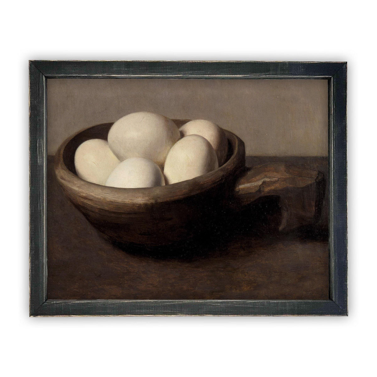 Vintage Framed Canvas Art #ST-613