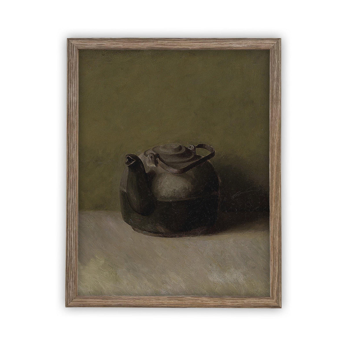 Framed Black Teapot Still Life Print #ST-609