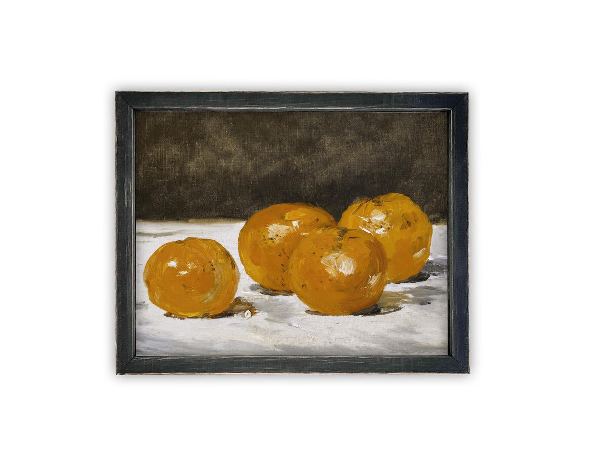 Vintage Framed Canvas Art #ST-626
