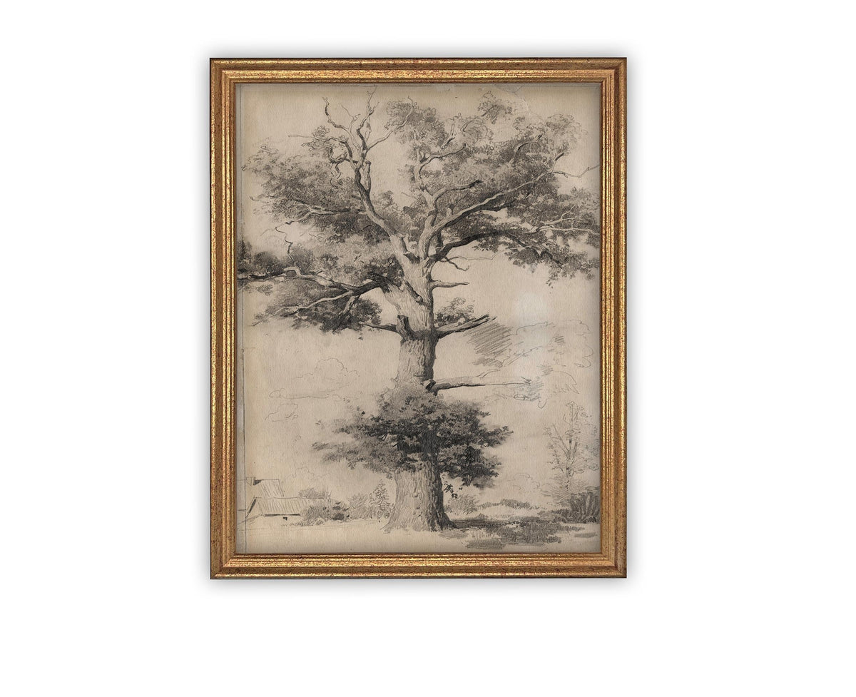 Vintage Framed Canvas Art #BOT-158