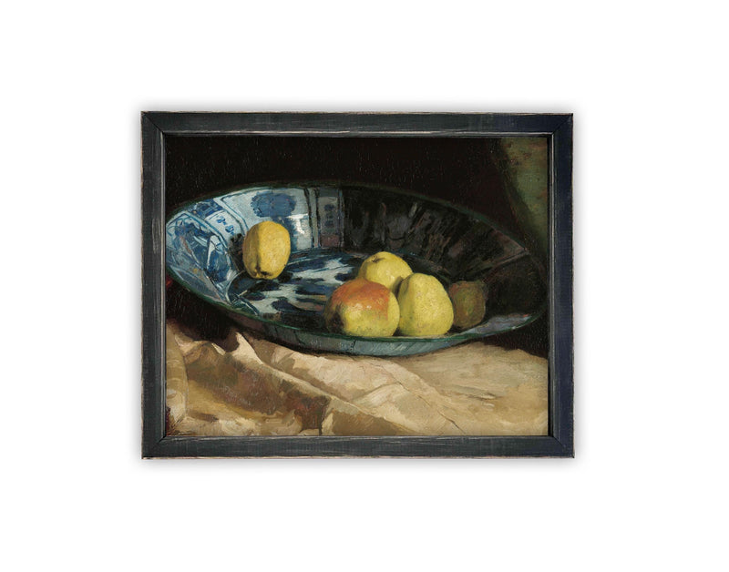 Vintage Framed Canvas Art #ST-632
