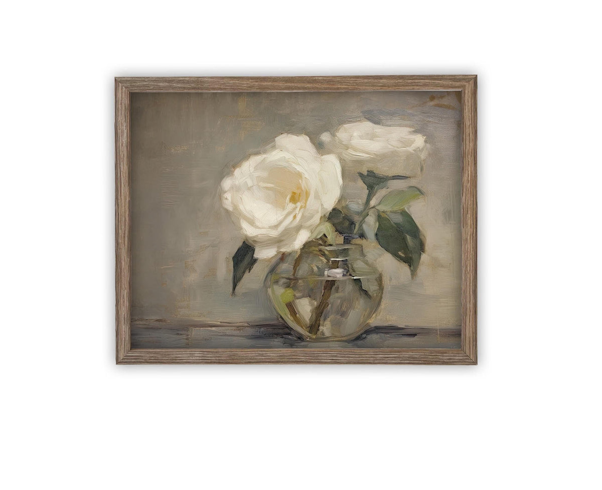 Vintage Framed Canvas Art #BOT-157
