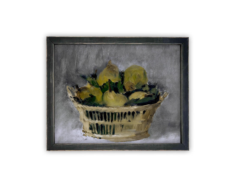 Vintage Framed Canvas Art #ST-625