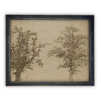 Vintage Framed Canvas Art #BOT-160