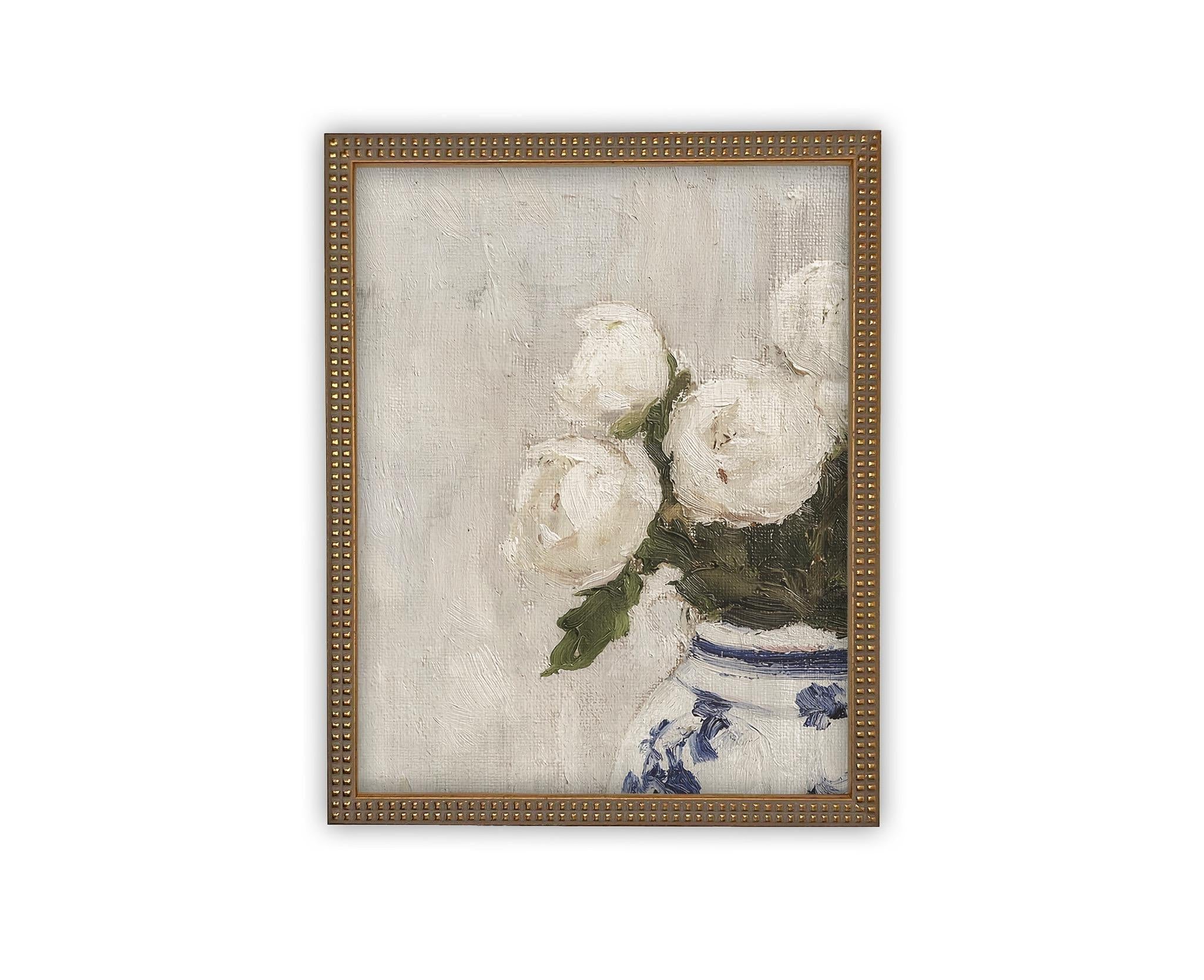 Vintage Framed Canvas Art #BOT-162