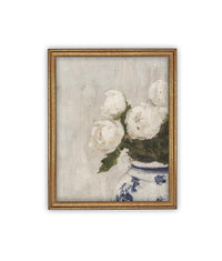 Vintage Framed Canvas Art #BOT-162