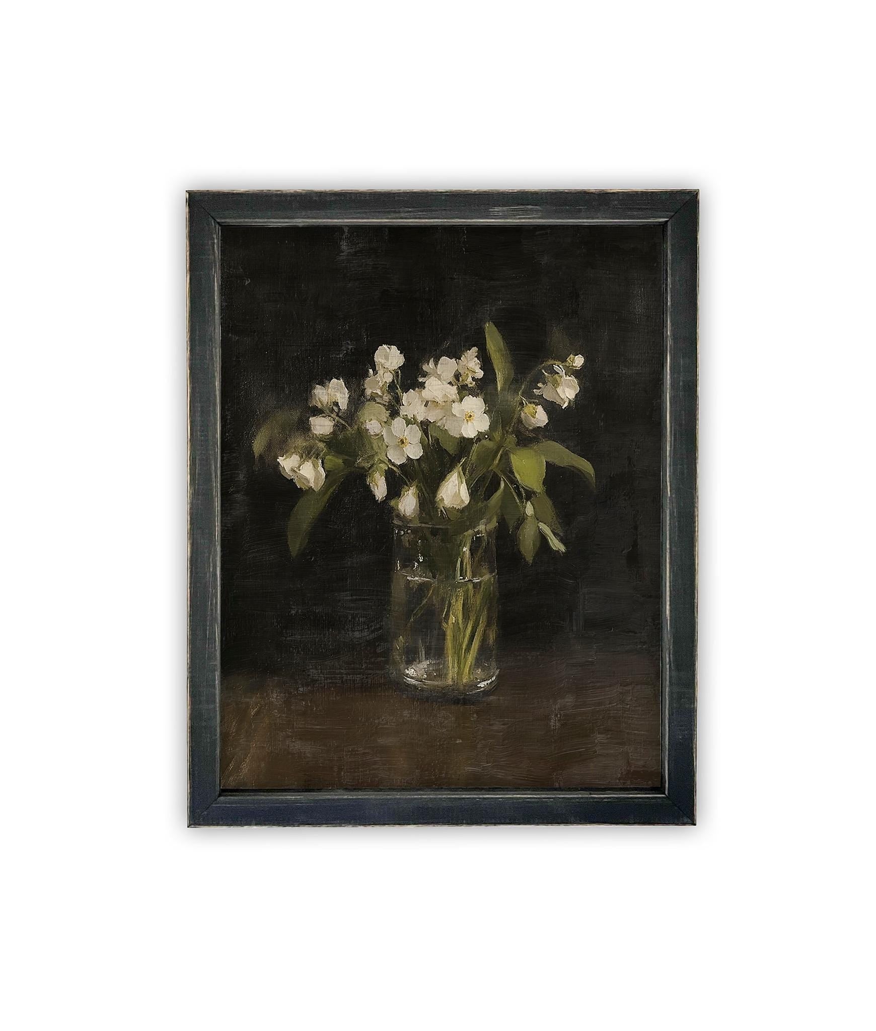 Vintage Framed Canvas Art #BOT-165