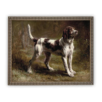 Vintage Framed Canvas Art #A-113