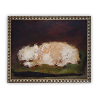 Vintage Framed Canvas Art #A-111
