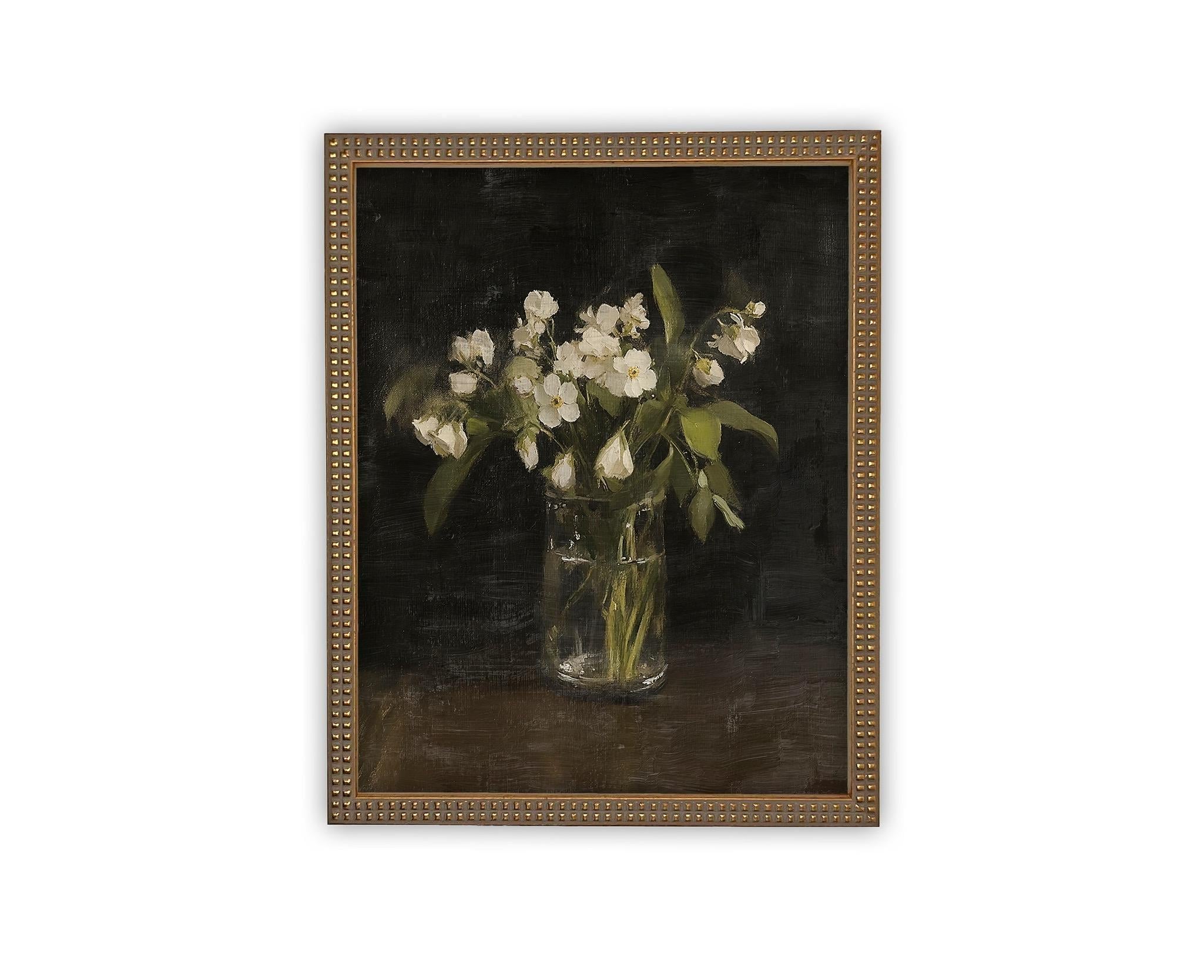 Vintage Framed Canvas Art #BOT-165