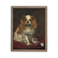 Vintage Framed Canvas Art #A-115