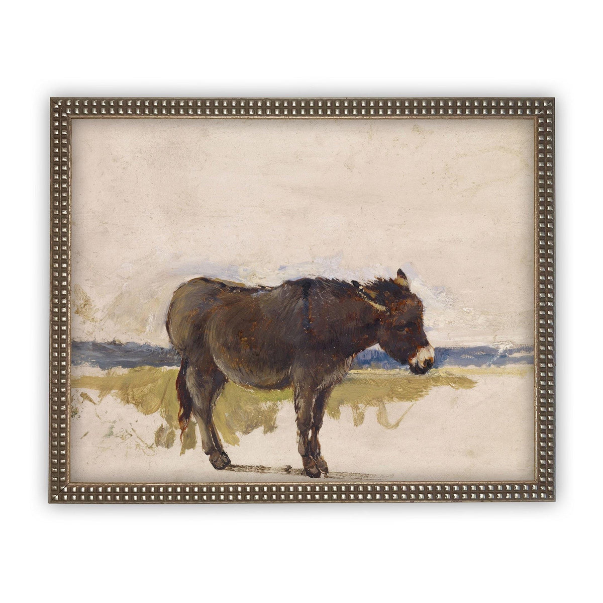 Vintage Framed Canvas Art #A-153