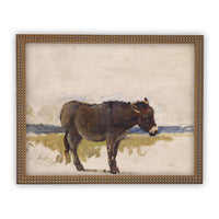 Vintage Framed Canvas Art #A-153