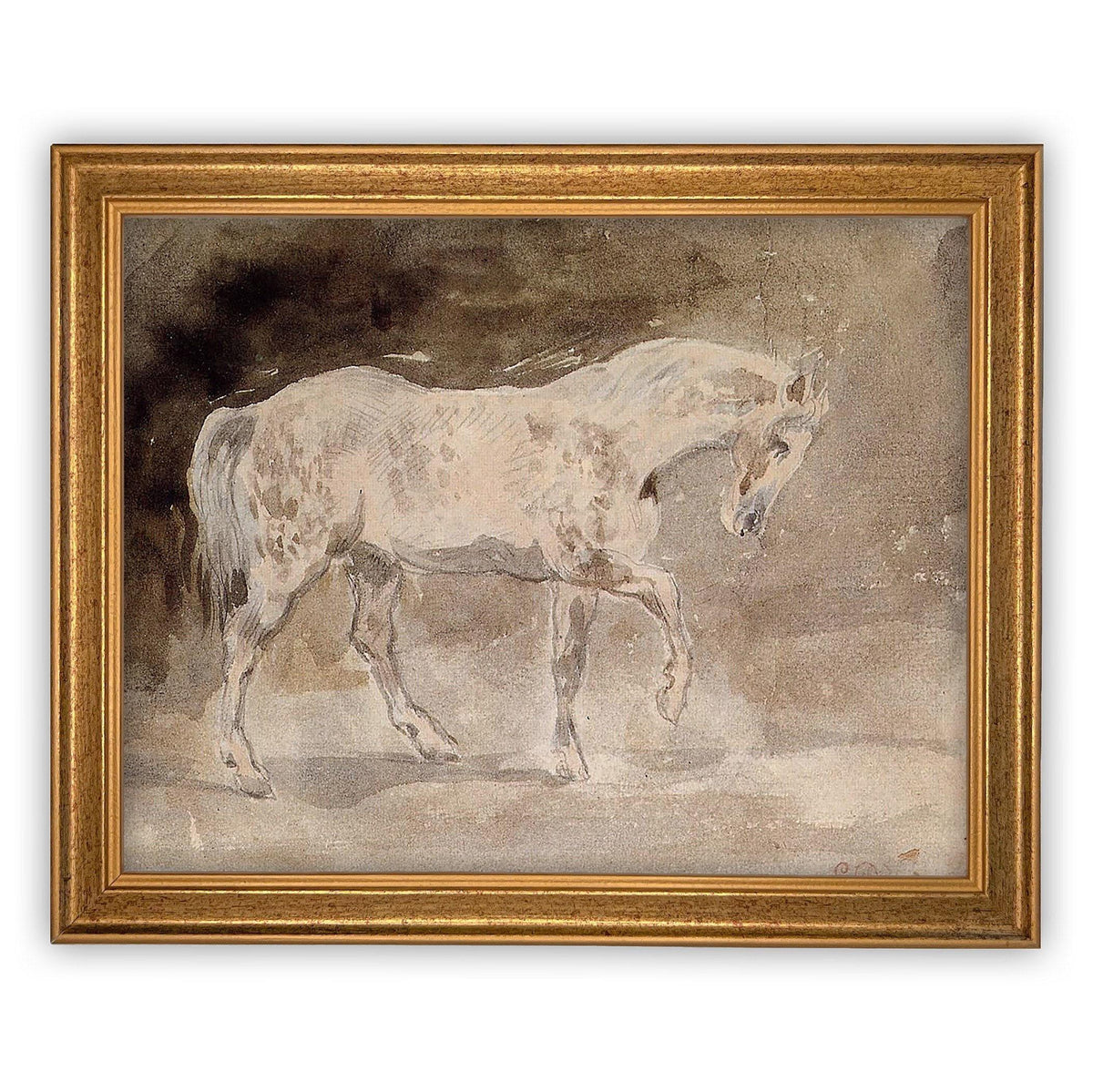 Framed Horse Art #A-126
