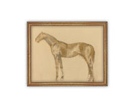 Vintage Framed Canvas Art #A-176