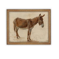 Vintage Framed Canvas Art #A-179