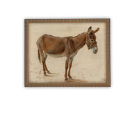 Vintage Framed Canvas Art #A-179