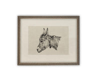 Vintage Framed Canvas Art #A-177