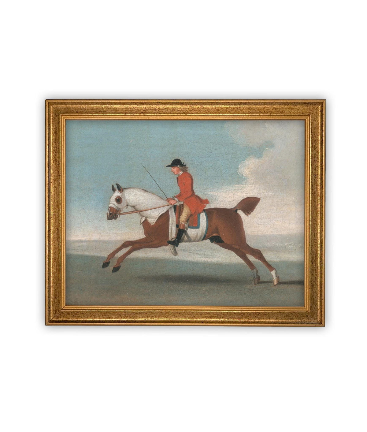 Vintage Framed Canvas Art #A-190