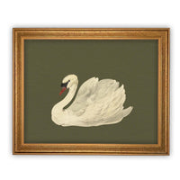 Vintage Framed Canvas Art #A-180