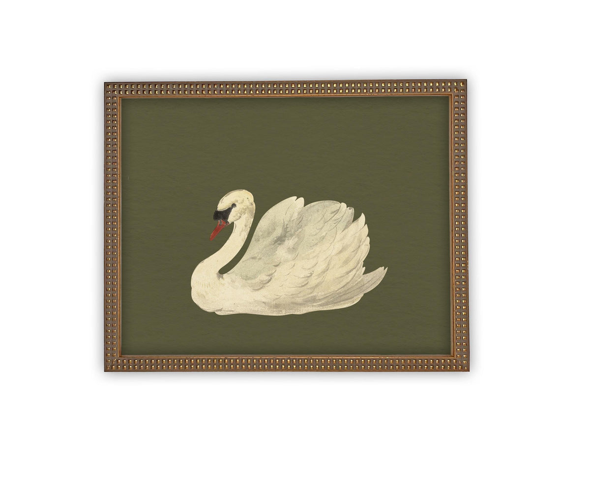 Vintage Framed Canvas Art #A-180