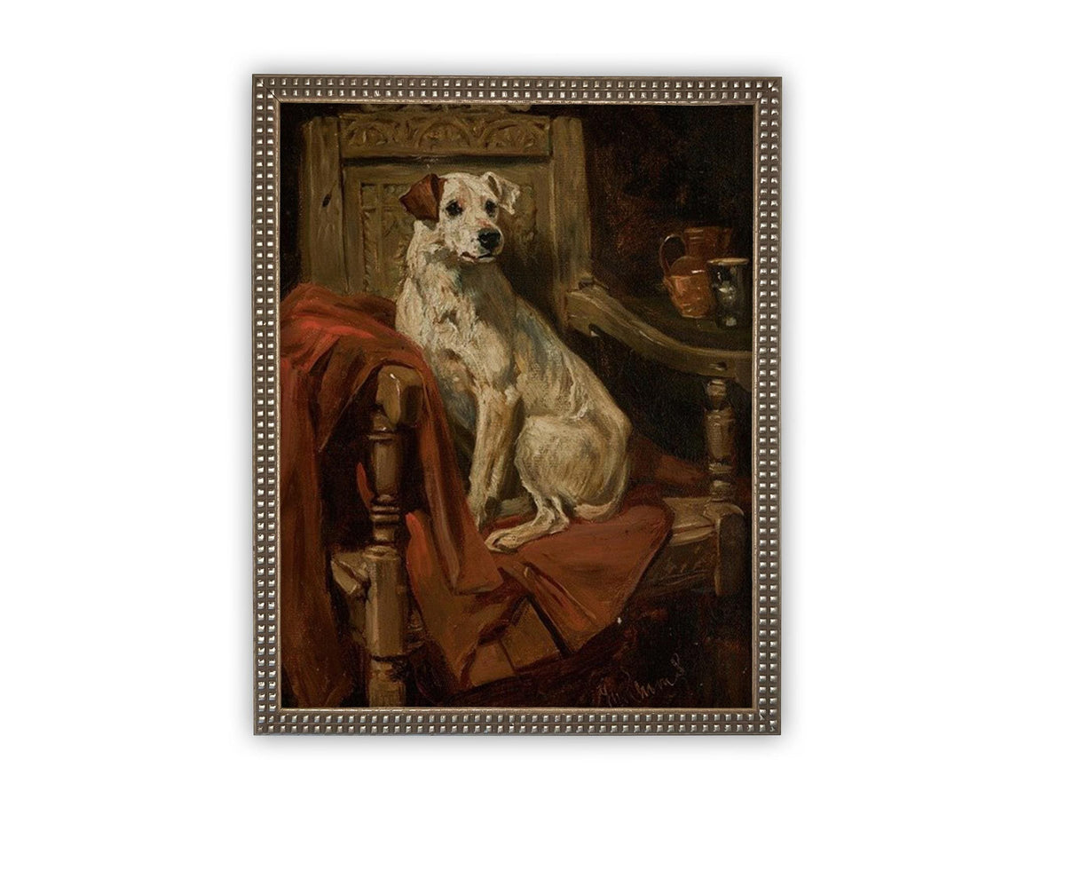 Vintage Framed Canvas Art #A-185