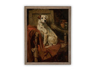 Vintage Framed Canvas Art #A-185