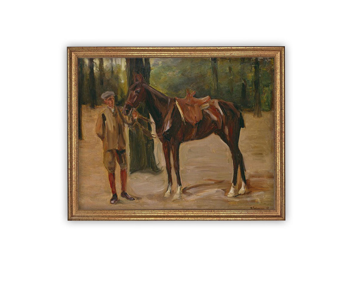 Vintage Framed Canvas Art #A-187
