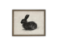 Vintage Framed Canvas Art #A-188