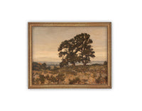 Vintage Framed Canvas Art #LAN-232