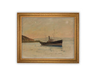 Vintage Framed Canvas Art #COAS-144