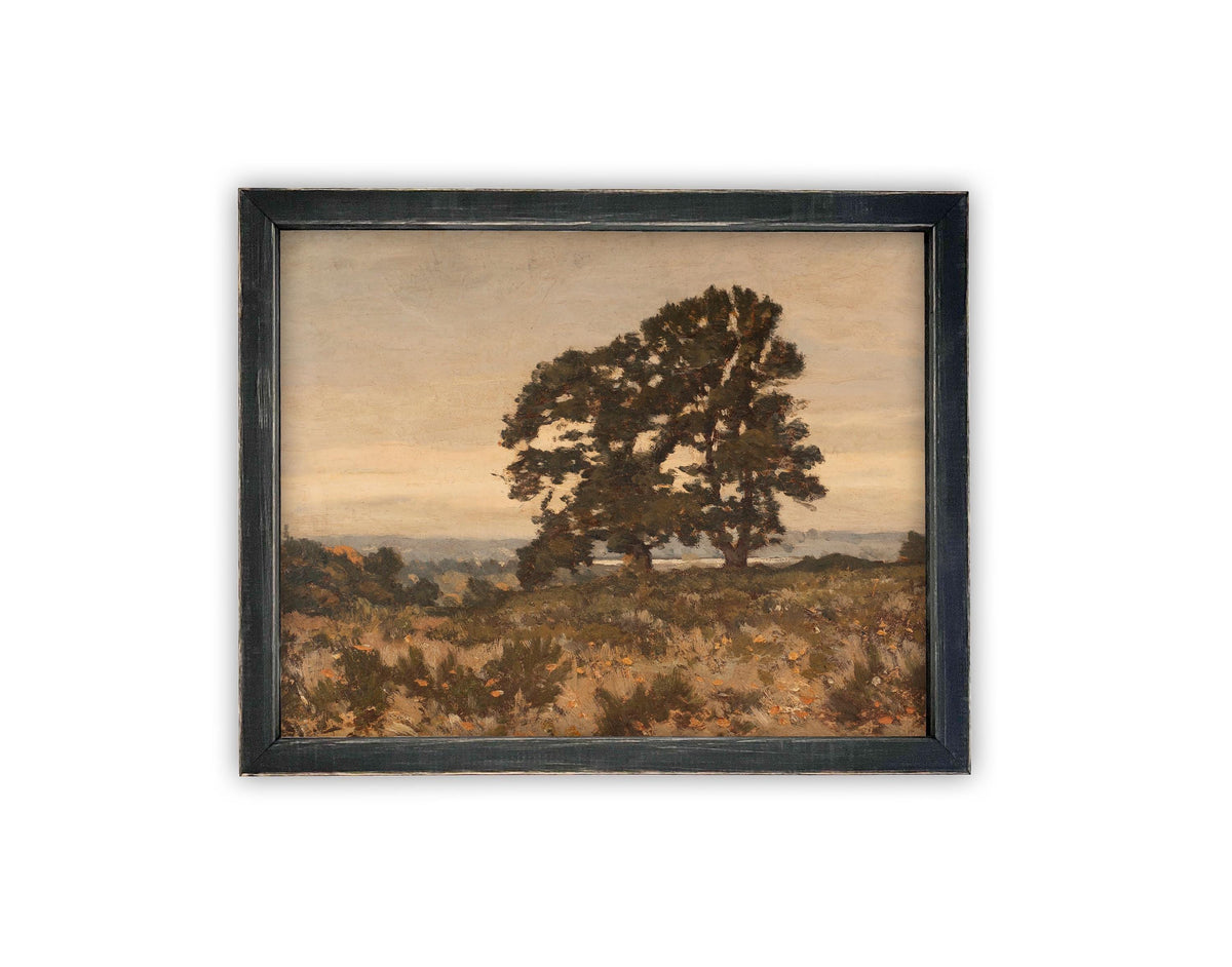 Vintage Framed Canvas Art #LAN-232