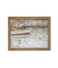 Vintage Framed Canvas Art #COAS-145