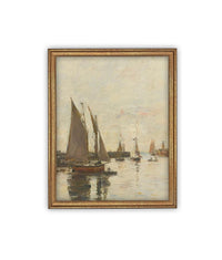 Vintage Framed Canvas Art #COAS-147