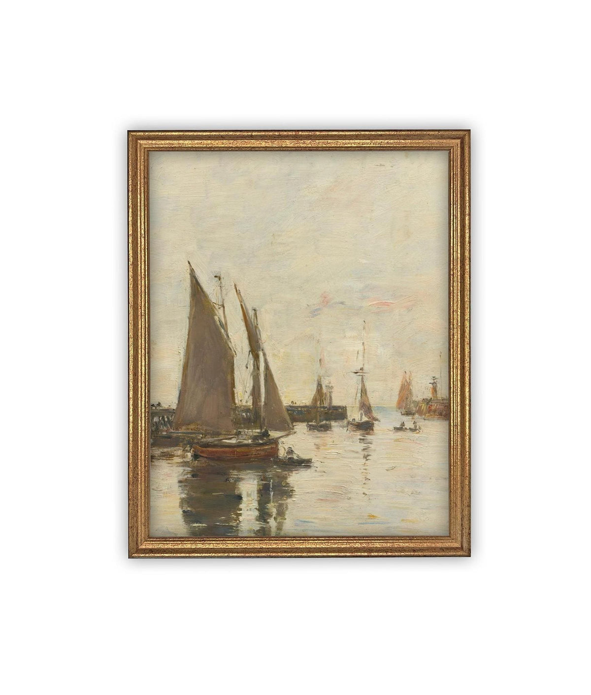 Vintage Framed Canvas Art #COAS-147