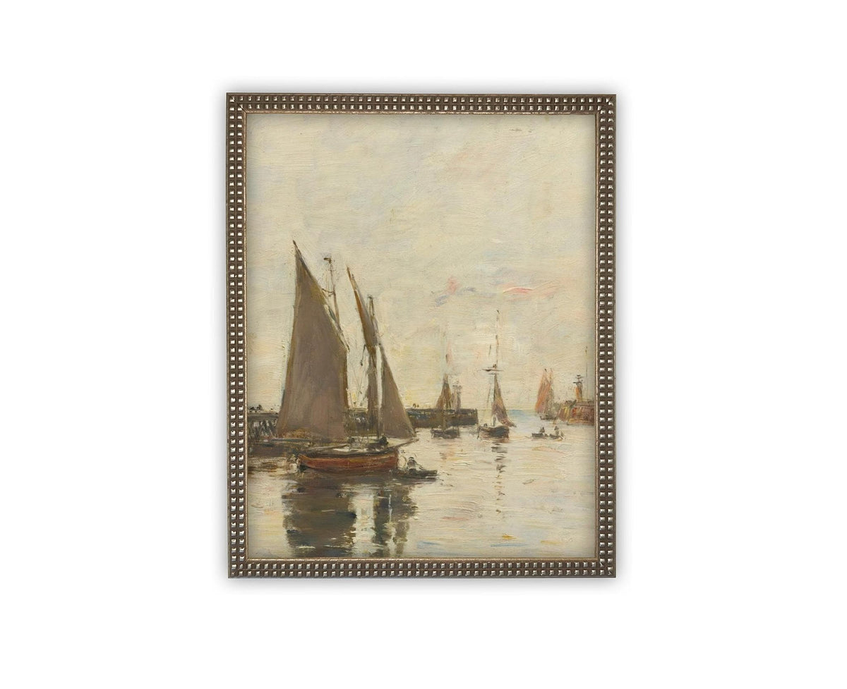 Vintage Framed Canvas Art #COAS-147