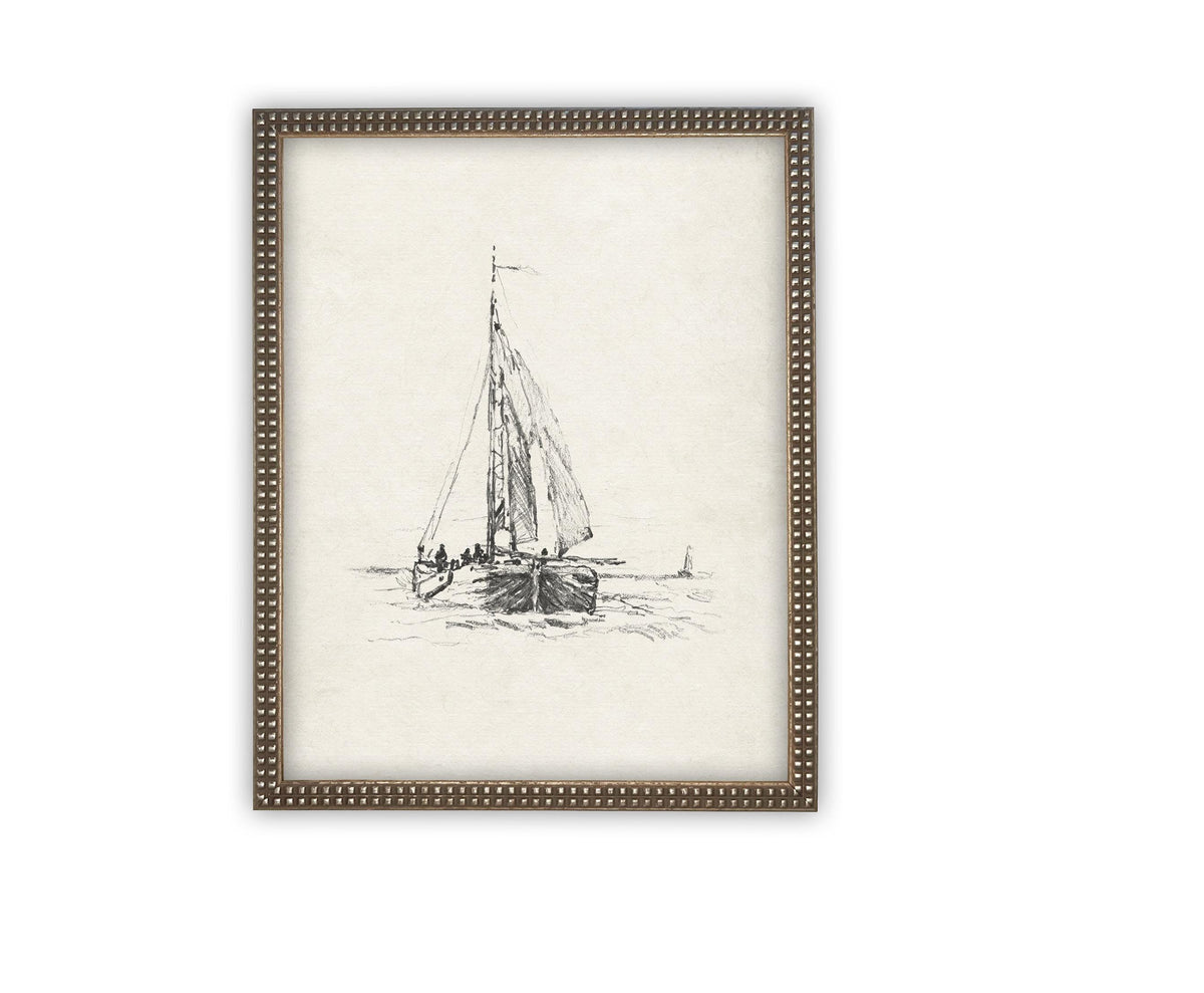 Vintage Framed Canvas Art #COAS-143