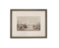 Vintage Framed Canvas Art #LAN-239