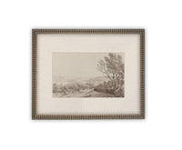 Vintage Framed Canvas Art #LAN-242
