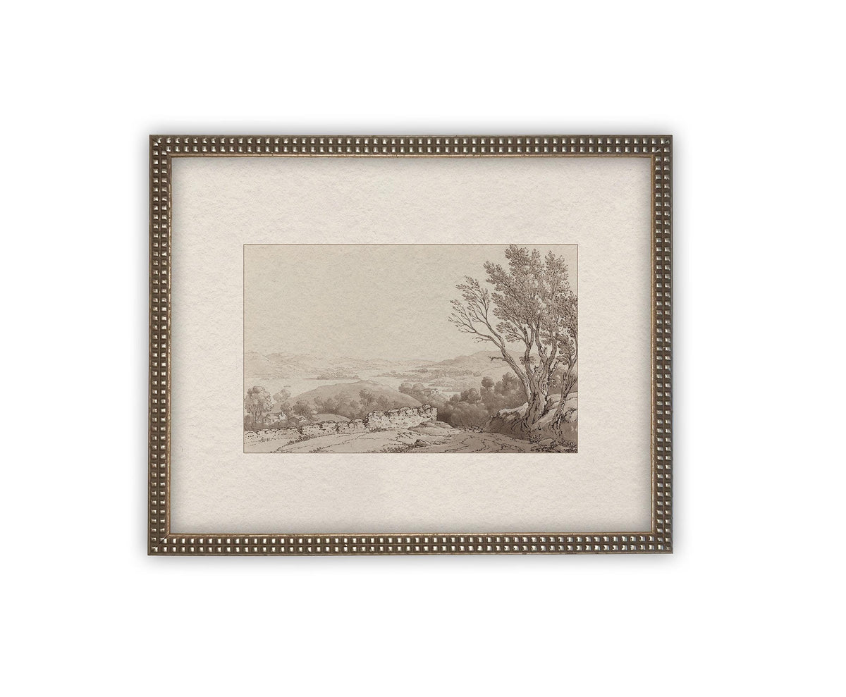 Vintage Framed Canvas Art #LAN-242