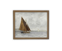 Vintage Framed Canvas Art #COAS-146
