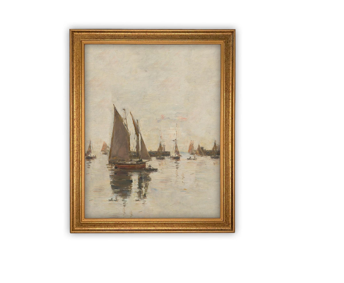 Vintage Framed Canvas Art #COAS-135