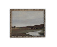 Vintage Framed Canvas Art #LAN-238
